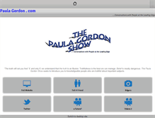 Tablet Screenshot of paulagordon.com